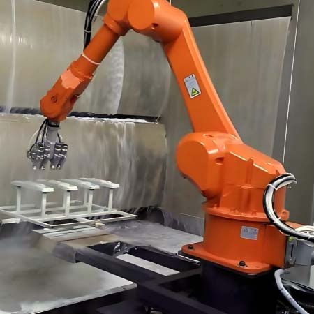 Fully automatic spraying