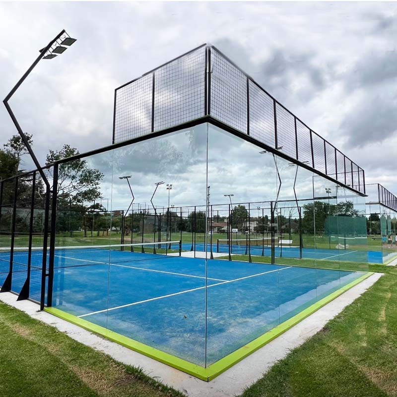 China Official Tour Full Panoramic Padel Tennis Court Manufacturers