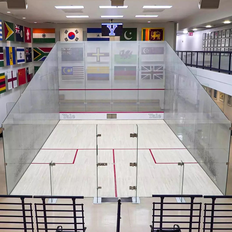 Precision Dimensions WSF-Certified All-Glass Squash Court Manufacturer